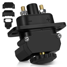 Trolling Motor Plug DC to DC Power Connector-027-0004-KIT,Trolling Motor Quick Connect for Onboard Marine 12V to 48V DC Power Connection with Gaskets,80 AMP Capacity,Solid Locking Mechanism