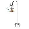 MIUVIBENI 60" Shepherds Hooks for Outdoor, Heavy Duty Bird Feeder