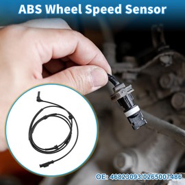 A ABSOPRO ABS Wheel Speed Sensor No.46823093/0265007486 ABS Sensor Anti-lock Braking System Sensor for Alfa Romeo 147 2003-2010