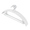 BESSLEE Heavy Duty Non-Slip Rubber Coated Metal Hangers for Clothes,