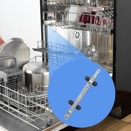 W11259785 Dishwasher Upper Dishrack Slide Track Replacement for Whirlpool Dishwasher Rail Track replace Fits WPW10546503 Dishwasher Upper Rack Track W11259785 (Left Slide)