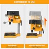 Hoteche Variable Speed Mini Benchtop Drill Press with 1/4-Inch Chuck,