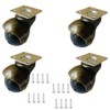 4 Pack Swivel Casters Ball Casters for Universal Furniture –