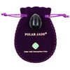 Polar Jade Small Drilled Obsidian Egg – Natural Gemstone Tool