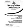 Yield Titan Ferrous Sulfate Heptahydrate (FeSO4·7H2O) - Chemical (0.5lb)