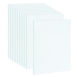 HARFINGTON 10pcs Welding Helmet Outer Cover Lens 4.33"x3.54"x0.03" for Darkening Welding Filter Protective Lens Welding Helmet Accessories, Clear