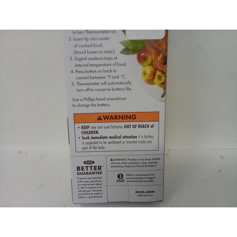 Digital Good Grips Chef'S Precision Digital Instant Read Thermometer, {White}