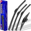 4 wipers Replacement for 2007-2014 Toyota FJ Cruiser, Windshield Wiper