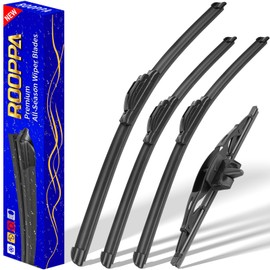 4 wipers Replacement for 2007-2014 Toyota FJ Cruiser, Windshield Wiper Blades Original Equipment Replacement - 16"/14"/14"/10" (Set of 4) U/J HOOK