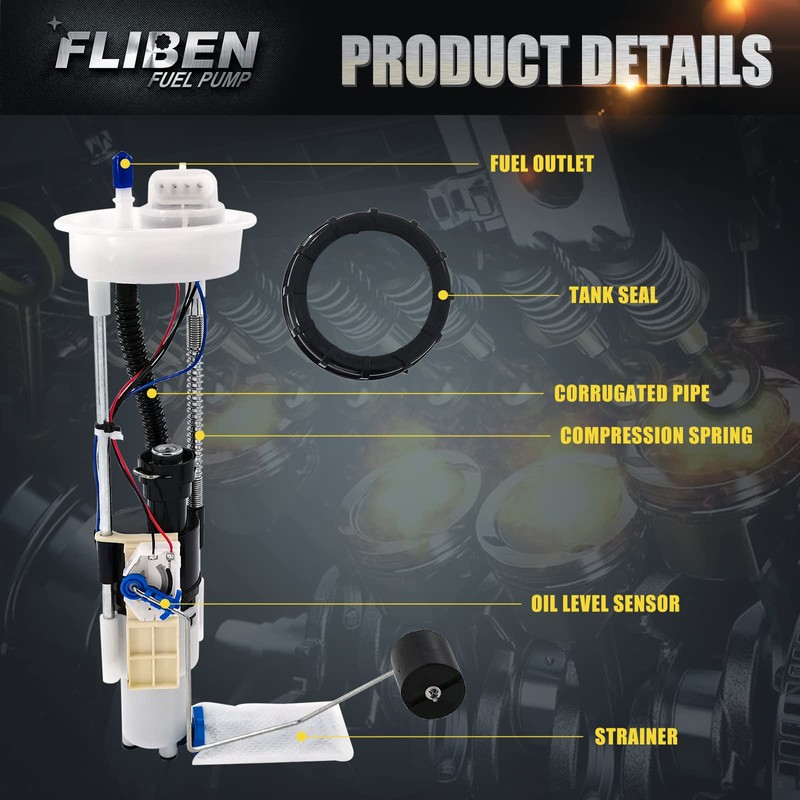 2204852 Fuel Pump Assembly Compatible with Polaris Ranger 900 Crew/Crew