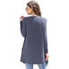 Wiwclo Veryoung Lightweight Summer Cardigan Sweater Dressy Casual, A07-purple grey-long