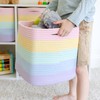 NaturalCozy Storage Cubes 11 Inch Cotton Rope Woven Baskets for