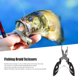 Fishing Pliers,Stainless Steel Fishing Pliers Fishing Tools,Multifunctional Fishing Pliers Saltwater Resistant Fishing Gear,Hook Remover Split Ring Pliers,for Men, Fishing Pliers Fishing Tools Fi