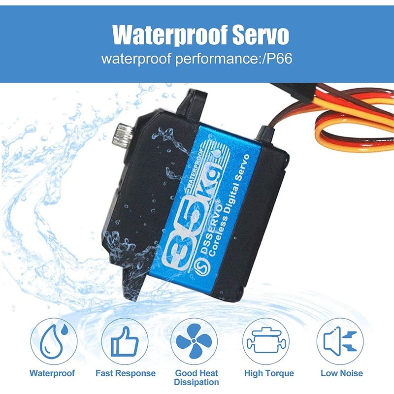 ANNIMOS 35KG Coreless Digital Motor Servo 7.4V High Speed High