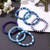 THRELE 3500pcs Blue Clay Beads for Bracelets Making 6mm Heishi
