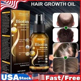 Unbranded Biotin Hair Growth Spray Anti Hair Loss Fast Regrowth Scalp Treatment Serum-2025