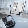 HUONUL Makeup Mirror Vanity with Lights, 2X 3X 10X Magnification,
