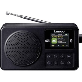 Lenco PDR-033BK luggage radio DAB+, FM Black