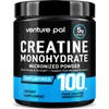 Venture Pal Micronized Creatine Monohydrate Powder – Unflavored Creatine for