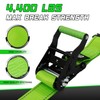 Heavy Duty Wheel Chock Tie Down Straps Set (2PK) -
