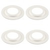 ElekTek Lamp Shade Reducer Adaptor Ring 4X Pack - 29mm