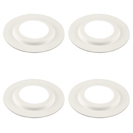 ElekTek Lamp Shade Reducer Adaptor Ring 4X Pack - 29mm Hole for UK B22 Bayonet BC x 60mm Dia. Metal - Made in UK