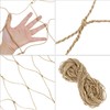 QWORK® Jute Support Netting, 1x5m Plant Climbing Netting with 10M