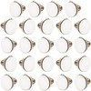 24 Pcs 4 Inch Adult Wedding Tambourines Drum Wooden Natural