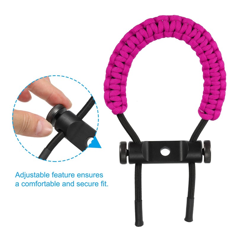 PATIKIL Archery Bow Wrist Sling, Adjustable Compound Braided Wrist Strap
