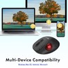 J-Tech Digital Wireless Trackball Ergonomic Mouse w/Free & Easy Thumb