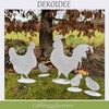 Storm's Gartenzaubereien Chicken Rooster Chickens Made of Metal – Shabby
