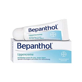 Bepanthol Lip Cream 7.5 g - Lip Treatment - Facial Care - Instant Beauty - Pro-Vitamins and Ceramides - Germany