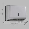 Paper Towel Dispenser - Wall Mounted Tissue Dispenser - Paper
