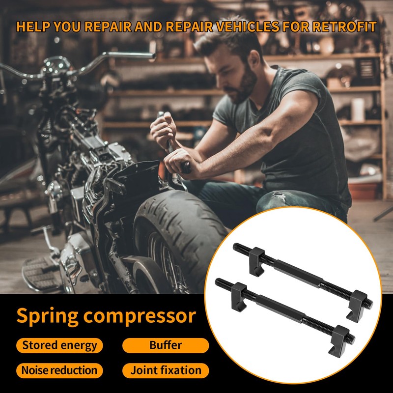 momgyaamz Spring Compressor Motorcycle, Shock Absorber Tool, Universal Special Tool