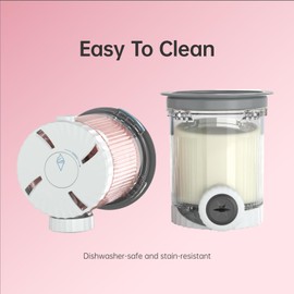 Foyezod Ice Cream Storage Cups 2-Pack Pint Containers with Lids Replacement for Ninja Creami Swirl NC700 NC701 Series, Freezer Containers for Homemade Gelato, Sorbet & Soft Serve