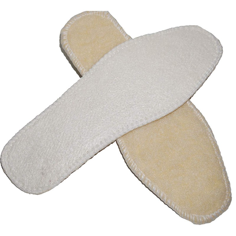 Shoeslulu Premium Lambswool Shearling Insoles with Breathable Anti-Slip Bottom
