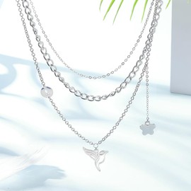 UNICRAFTALE 12 pcs 2 Colors Hummingbird Charms 304 Stainless Steel Charms Bird Pendants Metal Charms Mini Animal Charms Hummingbird Pendant for Necklace Bracelet Earring Jewelry Making