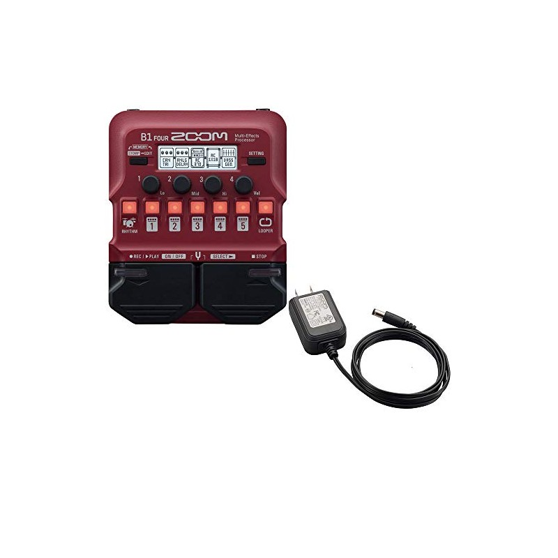 Genuine ZOOM B1 FOUR Multi-Effects Processor Adapter Set Zoom