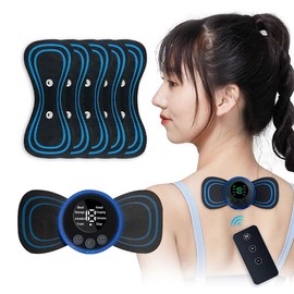 smabat 리모컨식 EMS 저주파 마사지기 클럭 마사지기 8가지 마사지모드 15단계 강도 기본패드 5P Smabat Remote-Controlled EMS Low-Frequency Massager Clock Massager with 8 Massage Modes and 15 Intensity Levels, Basic Pad 5P