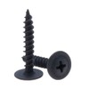 4.2mm x 32mm Wafer Head Self Tapping Screw, Black Phosphate,