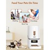 NPET Automatic Cat Feeder, 6L Dog Food Dispenser with Desiccant