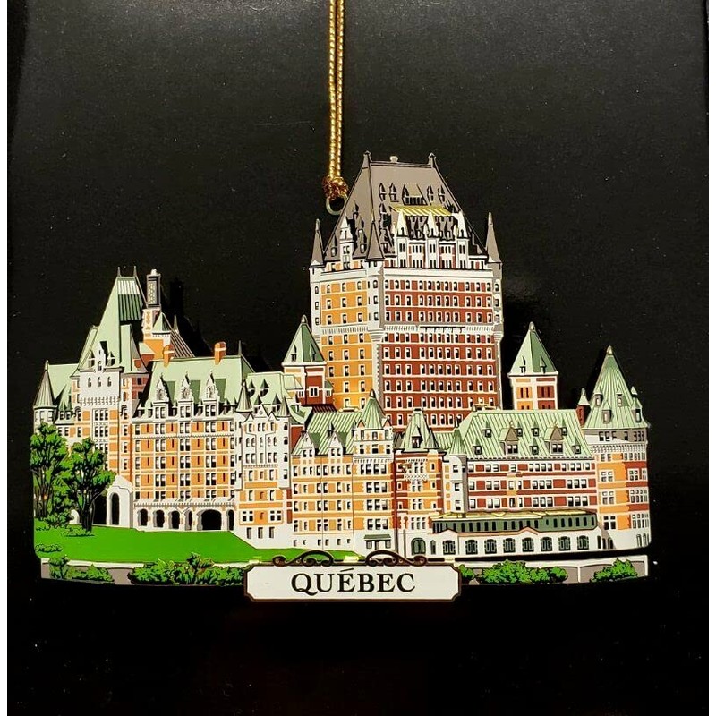 Quebec Canada Ornament Brass Chateau Frontenac