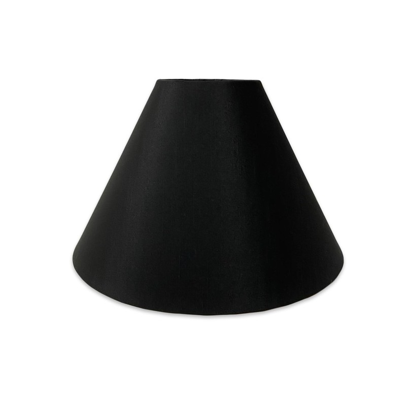 Royal Designs, Inc. Coolie Empire Hardback Lamp Shade, HB-607-12BLK, Black,