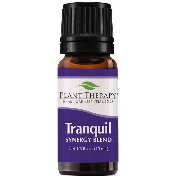 Plant Therapy Tranquil Essential Oil Blend - Stress Relief, Sleep, Peace & Calming Blend 100% Pure, Undiluted, Natural Aromatherapy, Therapeutic Grade 10 mL (1/3 oz)