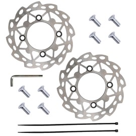 PRO BAT 190mm Brake Caliper Disc Disk Rotor w/Bolt For 110cc 125cc PIT PRO Trail Quad Dirt Bike ATV Buggy Pack of 2