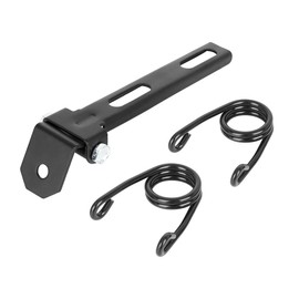 F FIERCE CYCLE 3.5" Black Steel Motorcycle Scissor Clip Type Solo Seat Bracket Spring Mount Kit