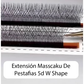 Blister Masscaku Extensiones De Pestañas Mink 5d W Shape