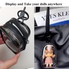 Yushen Clear Figure Display Bag with Keychain for Sonny Mystery