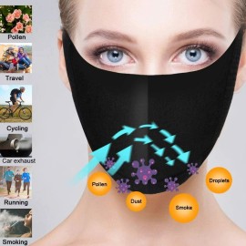 Fashion mask (3 Colors Mixed Masks)Face Fashion Unisex Face Mask Washable Reusable Breathable