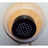 3 Black Round Cigar Humidor Humidifier
